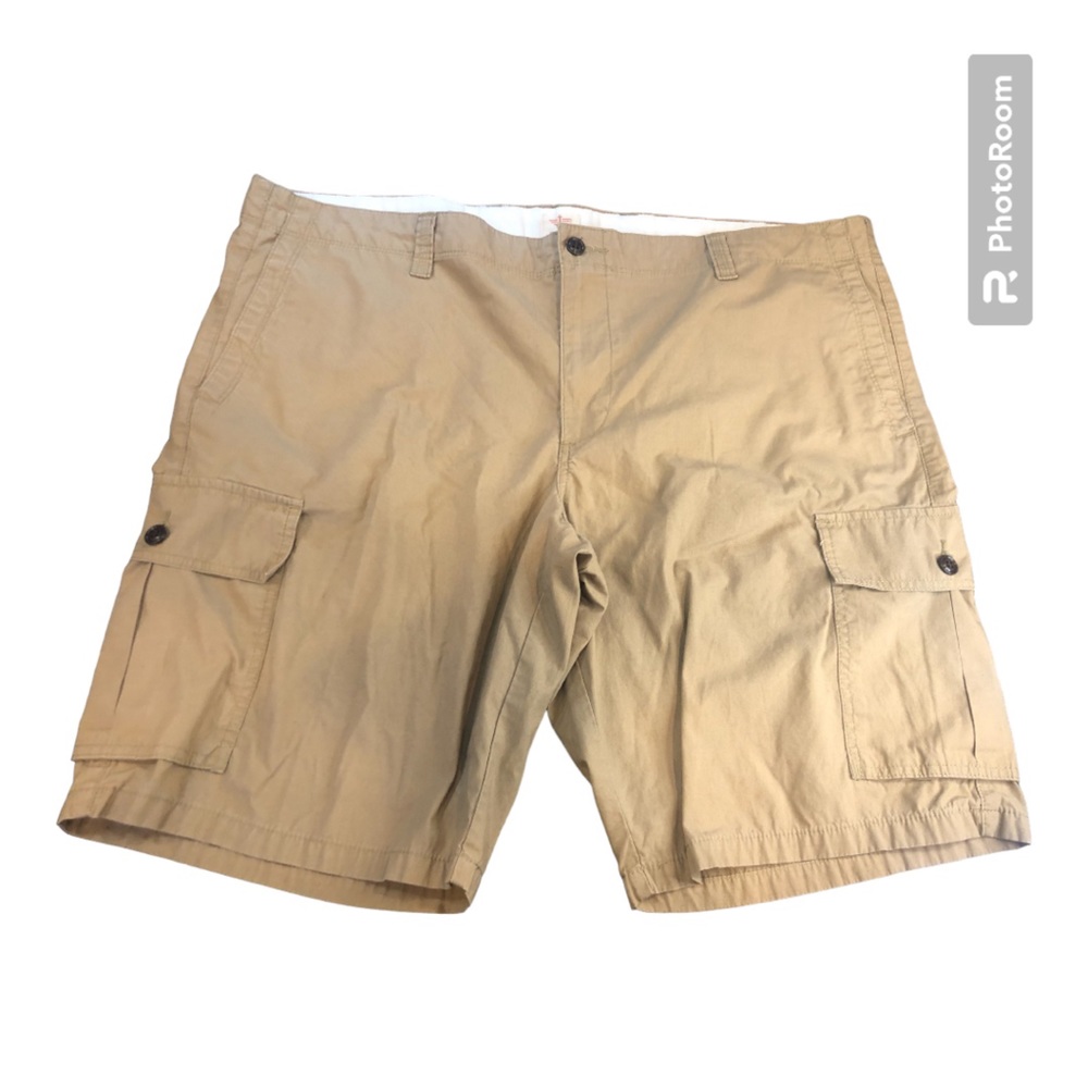 ⭐️DOCKERS Khaki Relaxed Fit Preppy Hiking Utility Casual Cargo Shorts Size 44